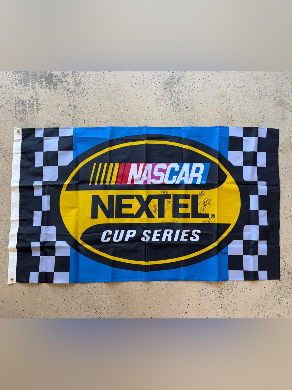 🏁Autographed Nascar Nextel Cup Series Flag